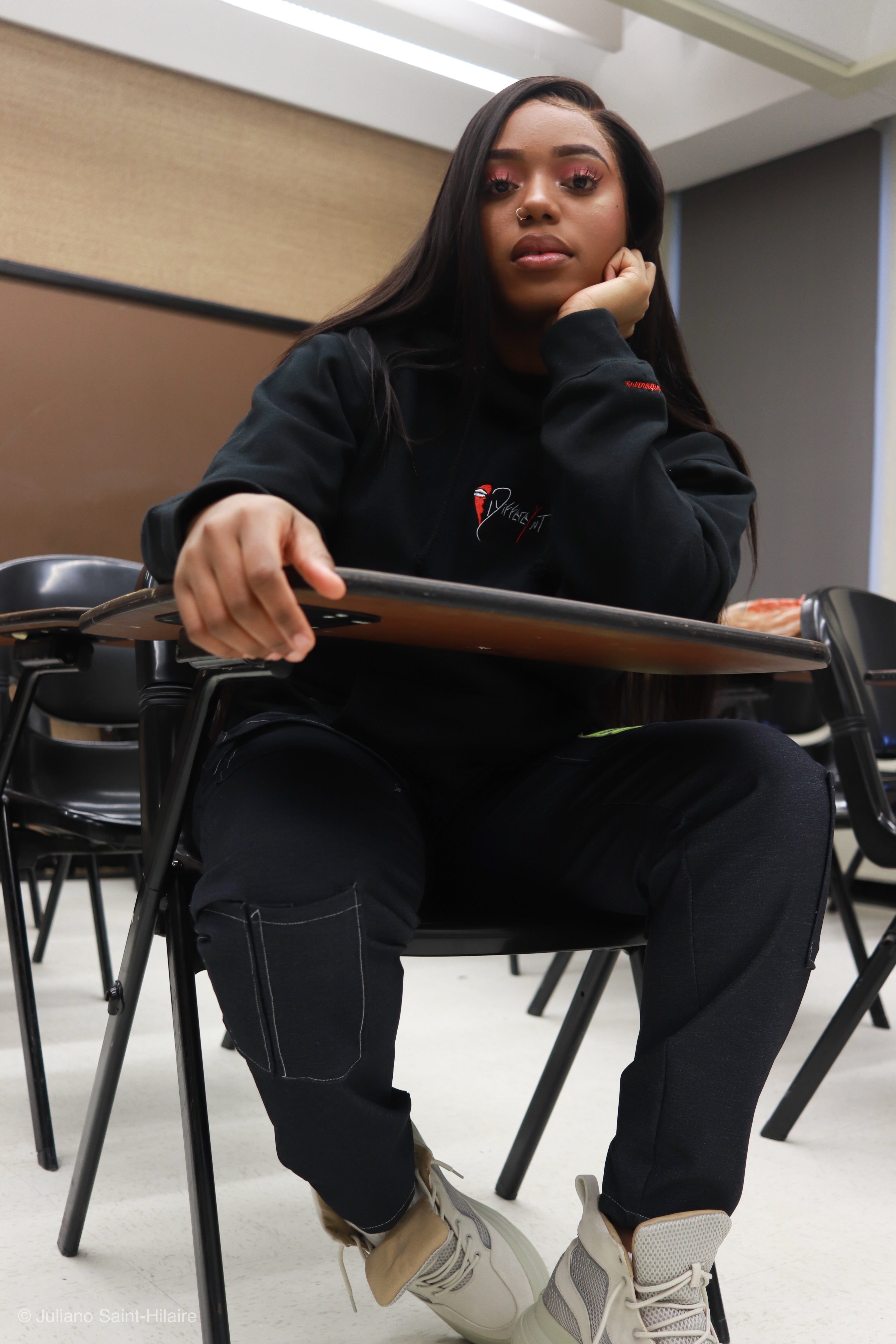 Black "BrokeYn" Hoodie