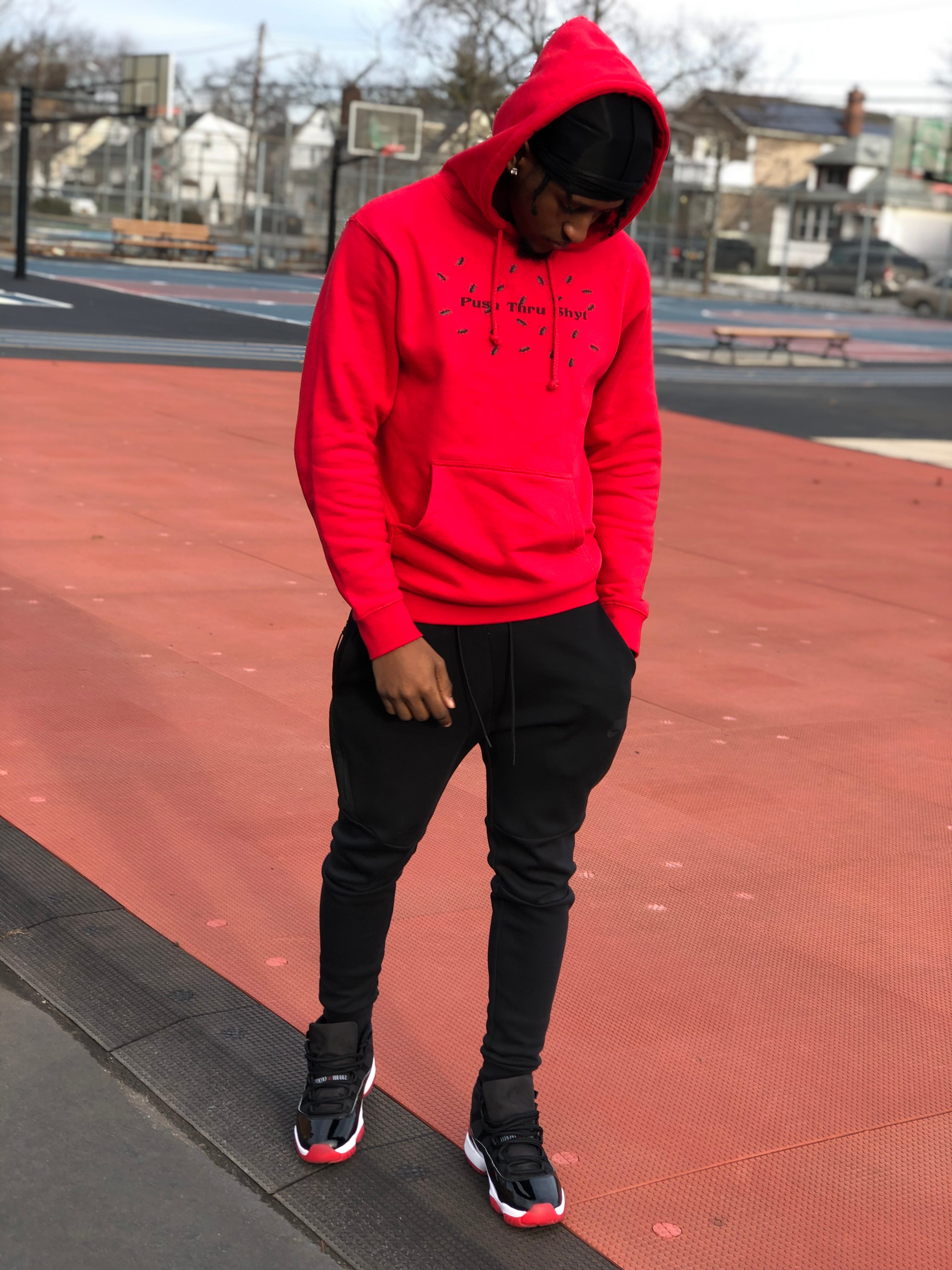 Red "DungY" Hoodie