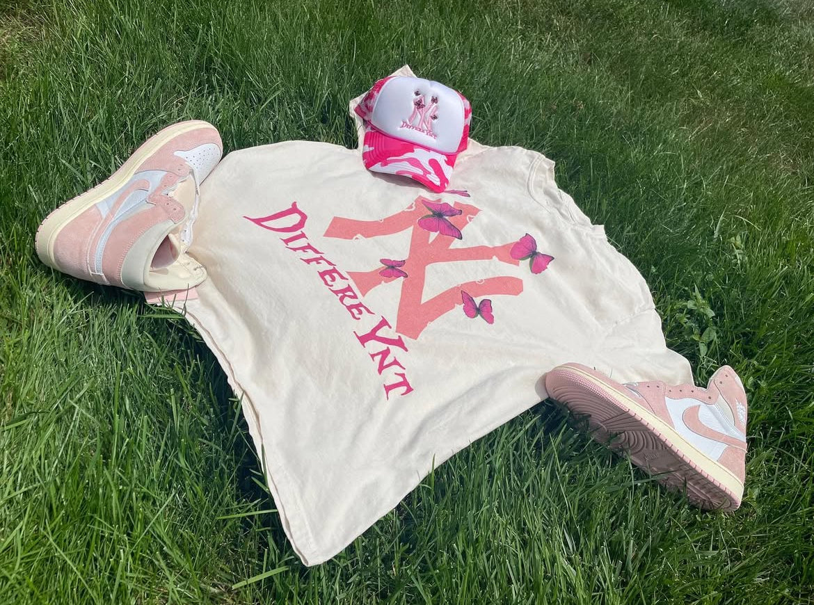 Cream/Pink "New York" Shirt