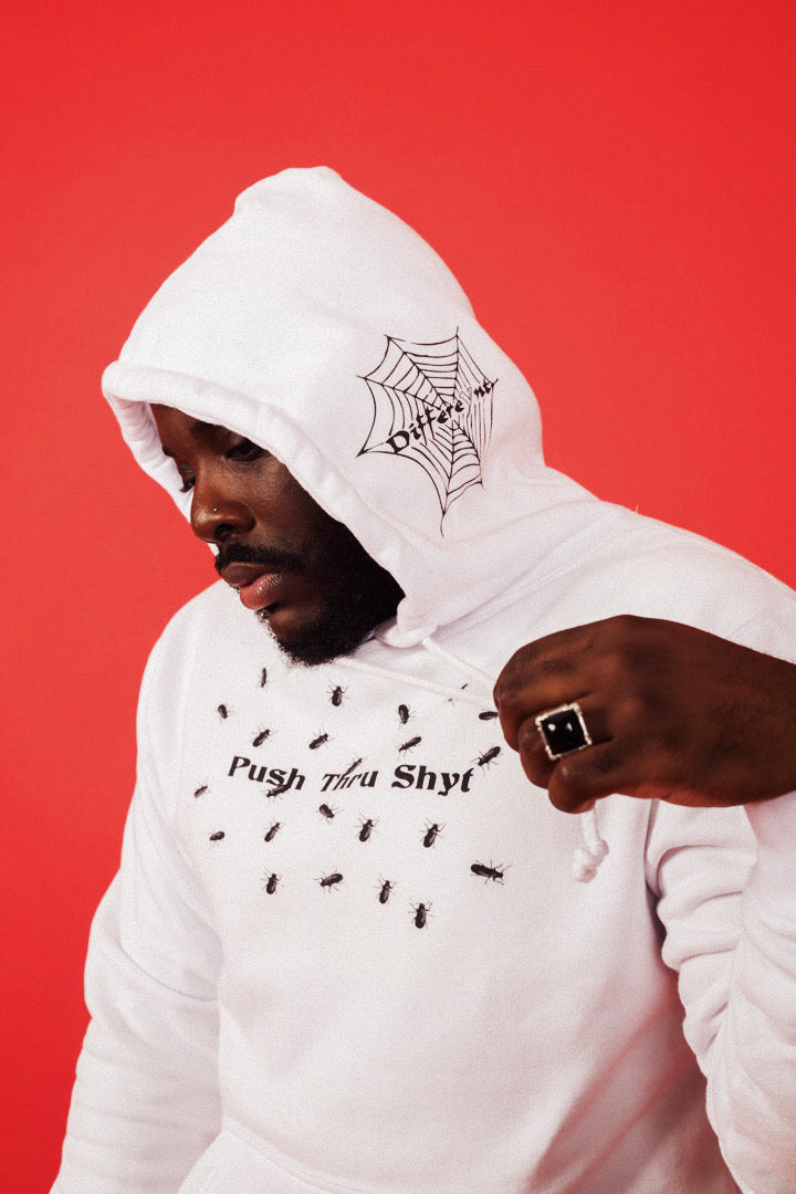 White "DungY" Hoodie