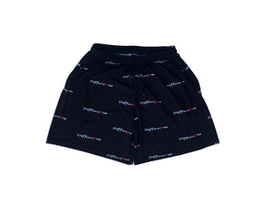 Black "Differeynt" Mesh Shorts