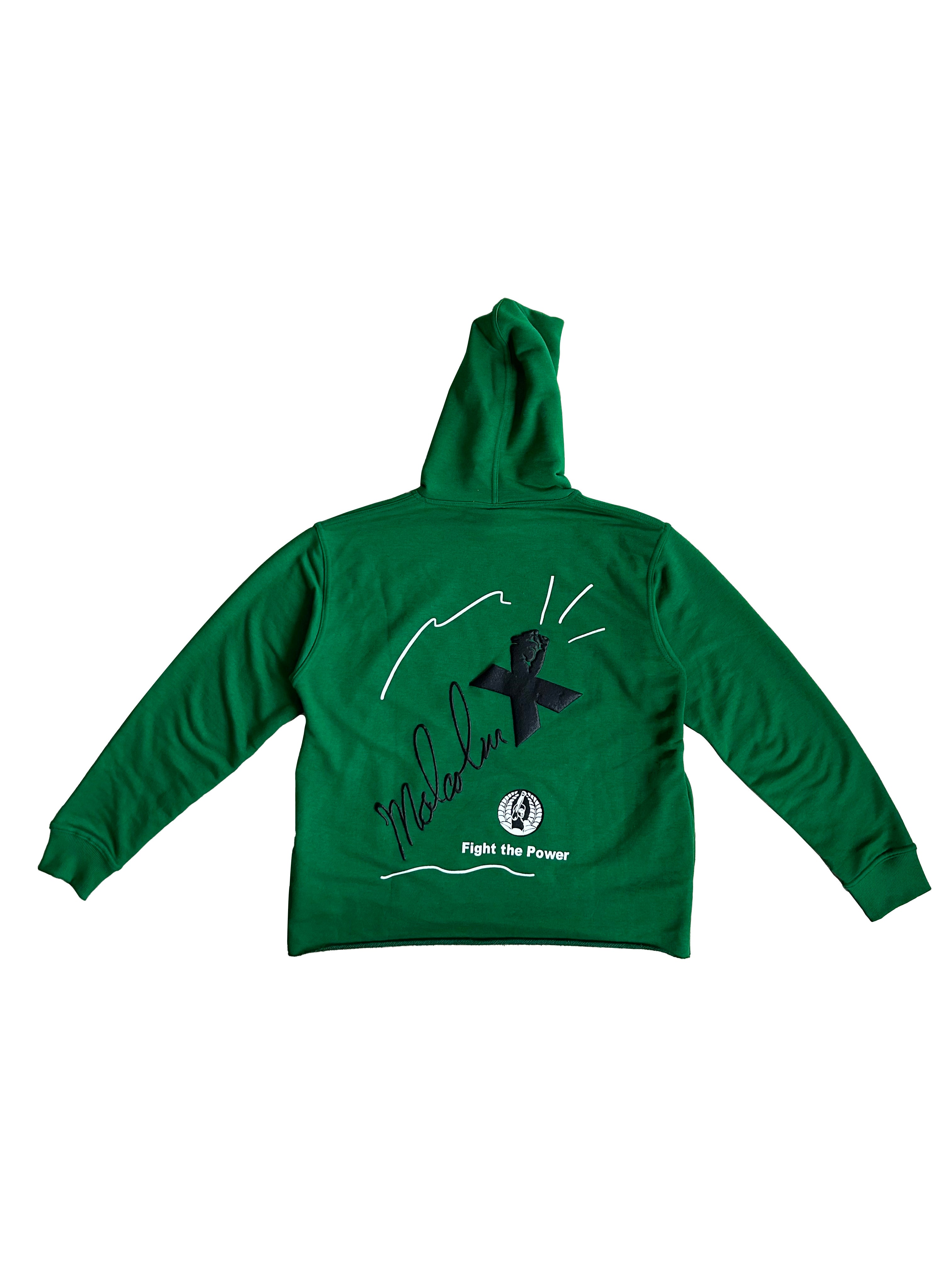 Lucky Green MALCOLM X "Black HistorY" Hoodie